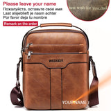 Casual Men Bag for 10.5 Inch iPad Handbag Men Shoulder Bags for Man Messenger Bag Business Male Crossbody Bags Travel PU Leather