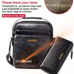 Casual Men Bag for 10.5 Inch iPad Handbag Men Shoulder Bags for Man Messenger Bag Business Male Crossbody Bags Travel PU Leather