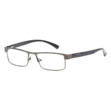 High Quality MEN Titanium alloy Eyeglasses Non spherical 12 Layer Coated lens reading glasses +1.0 +1.5 +2.0 +2.5 +3.0 +3.5+4.0